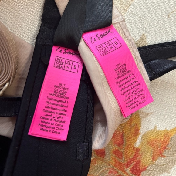 2 💙34B la Senza push up Blk Underwire Bras - Picture 8 of 10